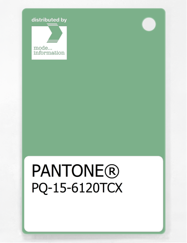 PANTONE® PLASTIC STANDARD CHIP PQ 15-6120 TCX Ming