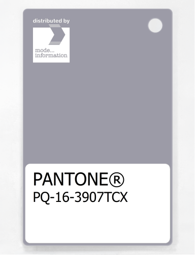 PANTONE® PLASTIC STANDARD CHIP PQ 16-3907 TCX Dapple Gray