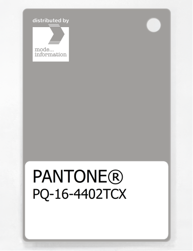 PANTONE® PLASTIC STANDARD CHIP PQ 16-4402 TCX Drizzle