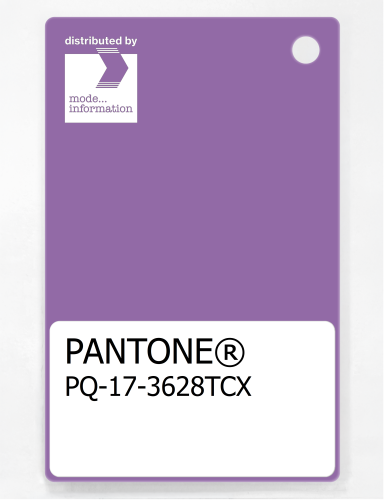 PANTONE® PLASTIC STANDARD CHIP PQ 17-3628 TCX Amethyst Orchid
