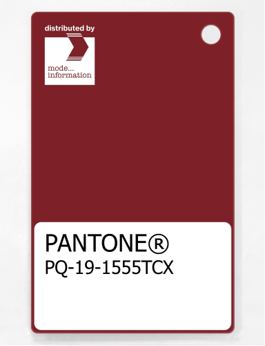 Artikelbild des Artikels “PANTONE® PLASTIC STANDARD CHIP PQ 19-1555 TCX Red Dahlia “