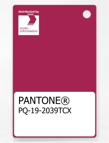 PANTONE® PLASTIC STANDARD CHIP PQ 19-2039 TCX Granita