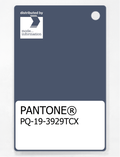 PANTONE® PLASTIC STANDARD CHIP PQ 19-3929 TCX Vintage Indigo