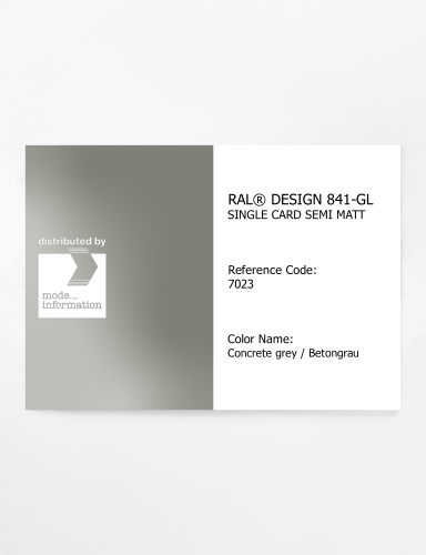 Artikelbild des Artikels “RAL® CLASSIC 841-GL SINGLE CARD 7023 Concrete grey / Betongrau “