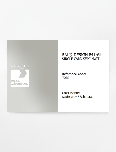 Artikelbild des Artikels “RAL® CLASSIC 841-GL SINGLE CARD 7038 Agate grey / Achatgrau “