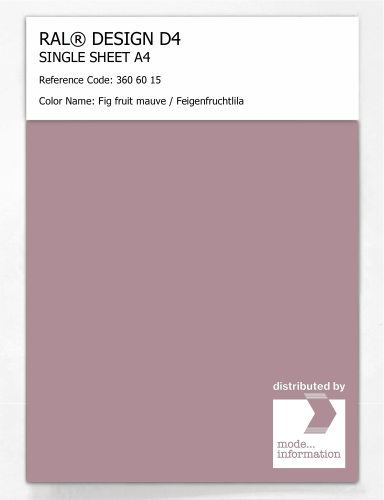 Artikelbild des Artikels “RAL® DESIGN D4 SINGLE SHEET A4 360 60 15 Fig fruit mauve / Feigenfruchtlila “