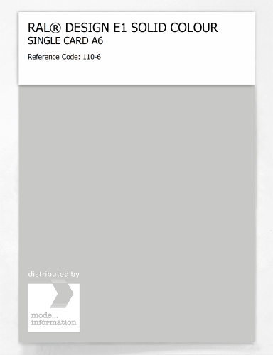 Artikelbild des Artikels “RAL® EFFECT E1 SINGLE CARD 100 SERIES 110-6 “