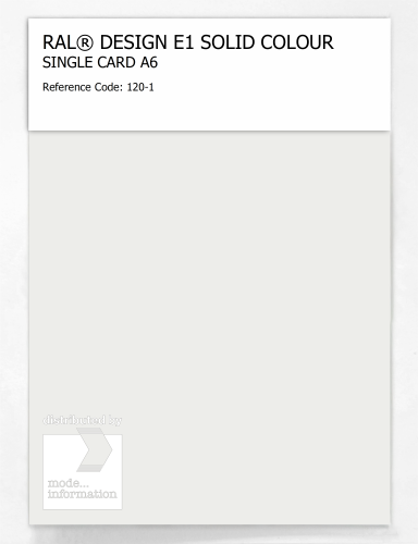 Artikelbild des Artikels “RAL® EFFECT E1 SINGLE CARD 100 SERIES 120-1 “
