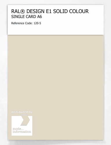 Artikelbild des Artikels “RAL® EFFECT E1 SINGLE CARD 100 SERIES 120-5 “