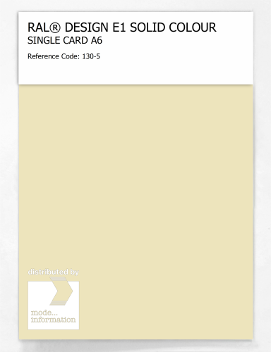 Artikelbild des Artikels “RAL® EFFECT E1 SINGLE CARD 100 SERIES 130-5 “