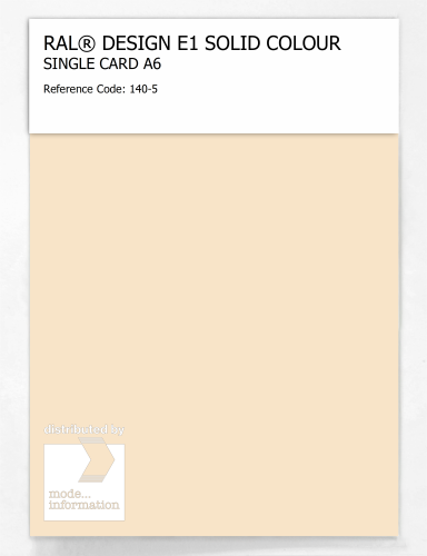 Artikelbild des Artikels “RAL® EFFECT E1 SINGLE CARD 100 SERIES 140-5 “