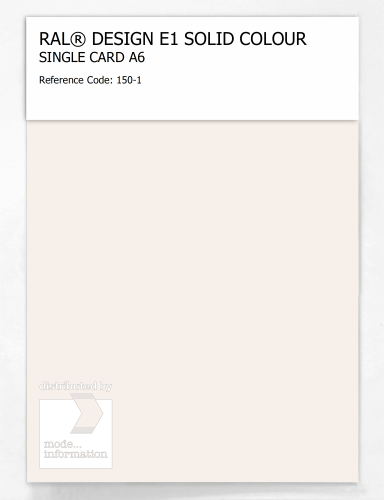 Artikelbild des Artikels “RAL® EFFECT E1 SINGLE CARD 100 SERIES 150-1 “