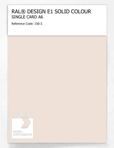 Artikelbild des Artikels “RAL® EFFECT E1 SINGLE CARD 100 SERIES 150-3 “