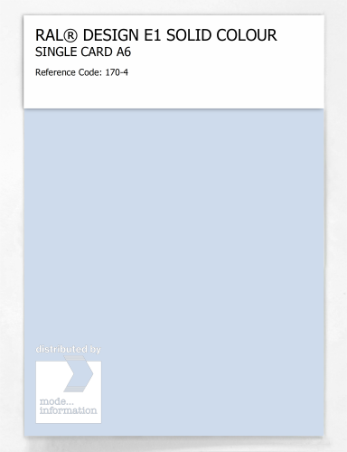 Artikelbild des Artikels “RAL® EFFECT E1 SINGLE CARD 100 SERIES 170-4 “