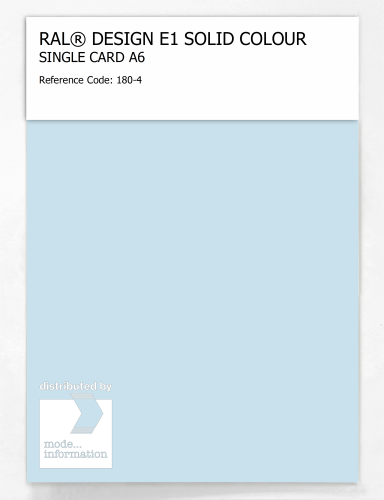 Product image of the product “RAL® EFFECT E1 SINGLE CARD 100 SERIES 180-4 ”