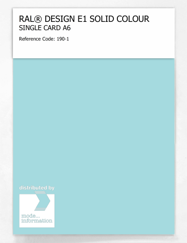 Artikelbild des Artikels “RAL® EFFECT E1 SINGLE CARD 100 SERIES 190-1 “