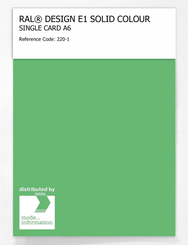 Artikelbild des Artikels “RAL® EFFECT E1 SINGLE CARD 200 SERIES 220-1 “