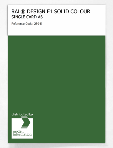 Artikelbild des Artikels “RAL® EFFECT E1 SINGLE CARD 200 SERIES 230-5 “