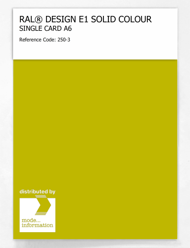 Artikelbild des Artikels “RAL® EFFECT E1 SINGLE CARD 200 SERIES 250-3 “