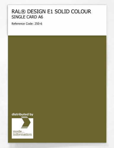 Product image of the product “RAL® EFFECT E1 SINGLE CARD 200 SERIES 250-6 ”