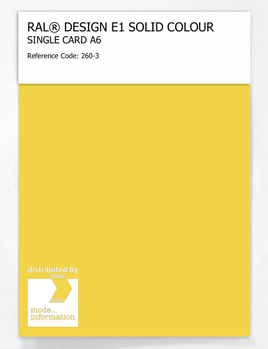 Artikelbild des Artikels “RAL® EFFECT E1 SINGLE CARD 200 SERIES 260-3 “