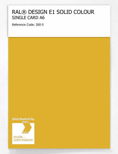 Artikelbild des Artikels “RAL® EFFECT E1 SINGLE CARD 200 SERIES 260-5 “