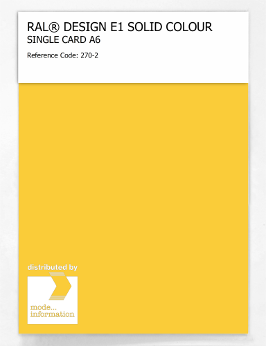 Product image of the product “RAL® EFFECT E1 SINGLE CARD 200 SERIES 270-2 ”