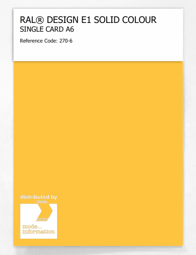 Artikelbild des Artikels “RAL® EFFECT E1 SINGLE CARD 200 SERIES 270-6 “