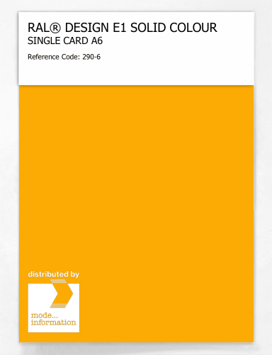 Artikelbild des Artikels “RAL® EFFECT E1 SINGLE CARD 200 SERIES 290-6 “