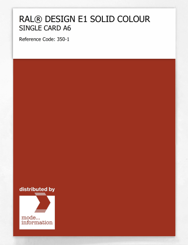 Artikelbild des Artikels “RAL® EFFECT E1 SINGLE CARD 300 SERIES 350-1 “