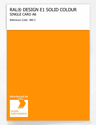 Artikelbild des Artikels “RAL® EFFECT E1 SINGLE CARD 300 SERIES 380-2 “