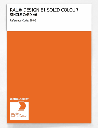 Artikelbild des Artikels “RAL® EFFECT E1 SINGLE CARD 300 SERIES 380-6 “