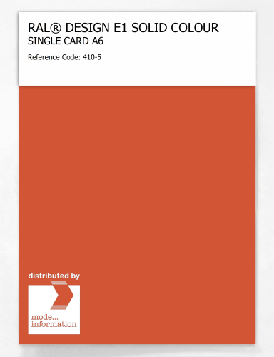 Artikelbild des Artikels “RAL® EFFECT E1 SINGLE CARD 400 SERIES 410-5 “