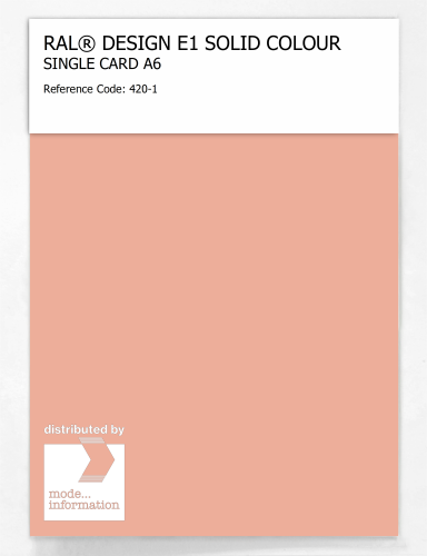 Artikelbild des Artikels “RAL® EFFECT E1 SINGLE CARD 400 SERIES 420-1 “