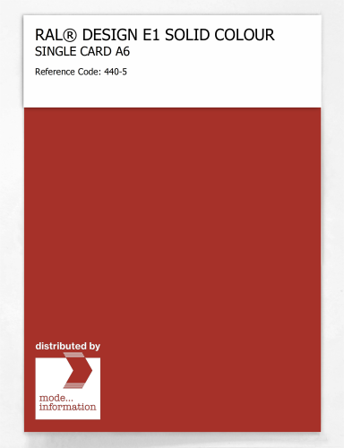 Artikelbild des Artikels “RAL® EFFECT E1 SINGLE CARD 400 SERIES 440-5 “
