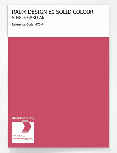 Artikelbild des Artikels “RAL® EFFECT E1 SINGLE CARD 400 SERIES 470-4 “