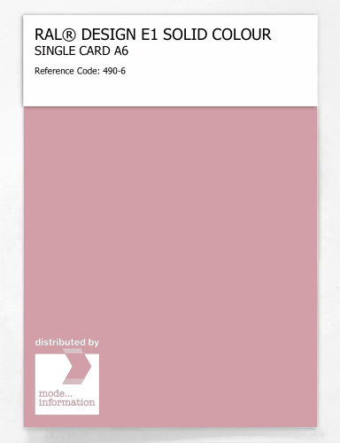 Artikelbild des Artikels “RAL® EFFECT E1 SINGLE CARD 400 SERIES 490-6 “