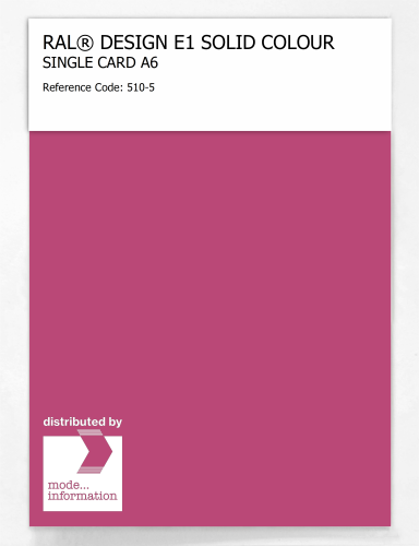 Artikelbild des Artikels “RAL® EFFECT E1 SINGLE CARD 500 SERIES 510-5 “