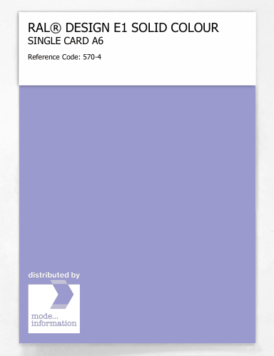 Artikelbild des Artikels “RAL® EFFECT E1 SINGLE CARD 500 SERIES 570-4 “