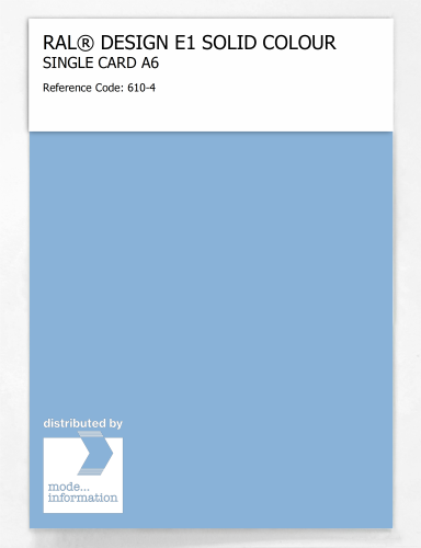 Artikelbild des Artikels “RAL® EFFECT E1 SINGLE CARD 600 SERIES 610-4 “