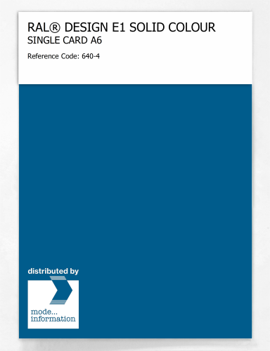 Artikelbild des Artikels “RAL® EFFECT E1 SINGLE CARD 600 SERIES 640-4 “