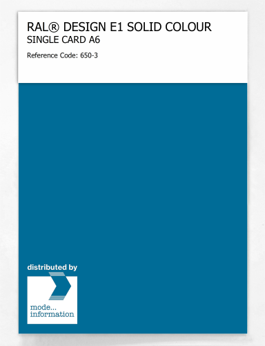 Artikelbild des Artikels “RAL® EFFECT E1 SINGLE CARD 600 SERIES 650-3 “