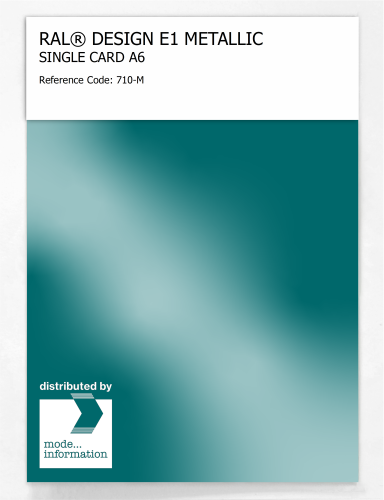 Artikelbild des Artikels “RAL® EFFECT E1 SINGLE CARD 700 SERIES 710-M METALLIC “