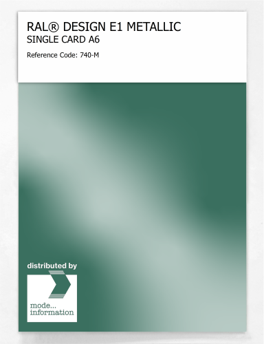 Artikelbild des Artikels “RAL® EFFECT E1 SINGLE CARD 700 SERIES 740-M METALLIC “