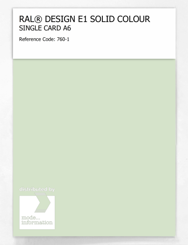 Artikelbild des Artikels “RAL® EFFECT E1 SINGLE CARD 700 SERIES 760-1 “