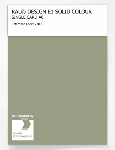 Artikelbild des Artikels “RAL® EFFECT E1 SINGLE CARD 700 SERIES 770-1 “
