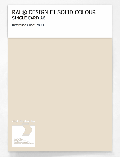 Artikelbild des Artikels “RAL® EFFECT E1 SINGLE CARD 700 SERIES 780-1 “