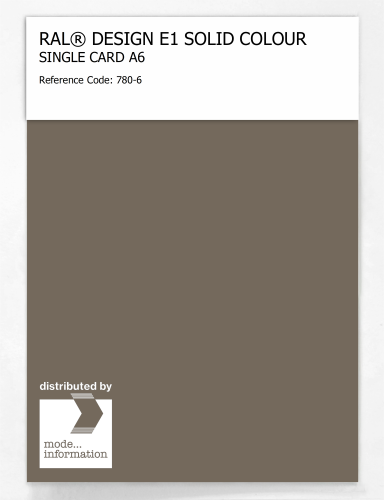Artikelbild des Artikels “RAL® EFFECT E1 SINGLE CARD 700 SERIES 780-6 “