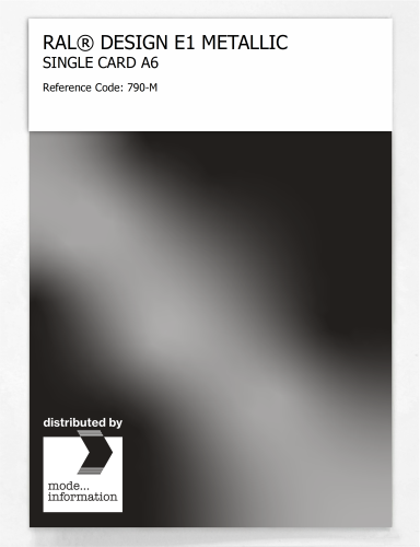 Artikelbild des Artikels “RAL® EFFECT E1 SINGLE CARD 700 SERIES 790-M METALLIC “