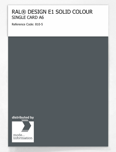 Artikelbild des Artikels “RAL® EFFECT E1 SINGLE CARD 800 SERIES 810-5 “